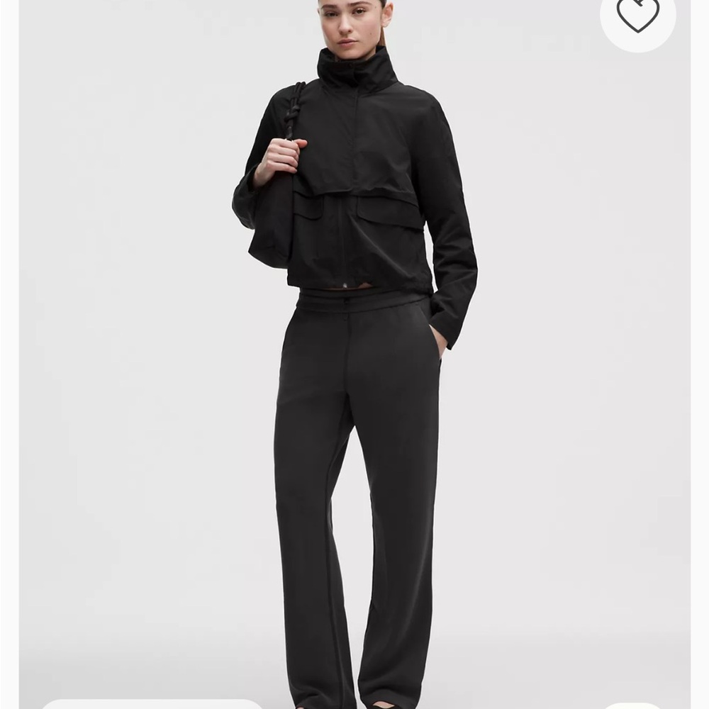lululemon athletica Black Wide-Leg Pants - Softstreme